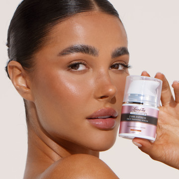 2 HR Express Face Tanning Serum Dark