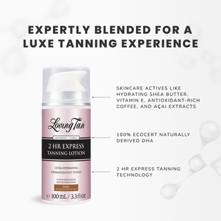 2 HR Express Tanning Lotion Dark