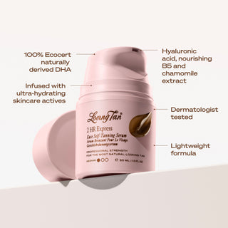 2 HR Express Face Self-Tanning Serum Medium