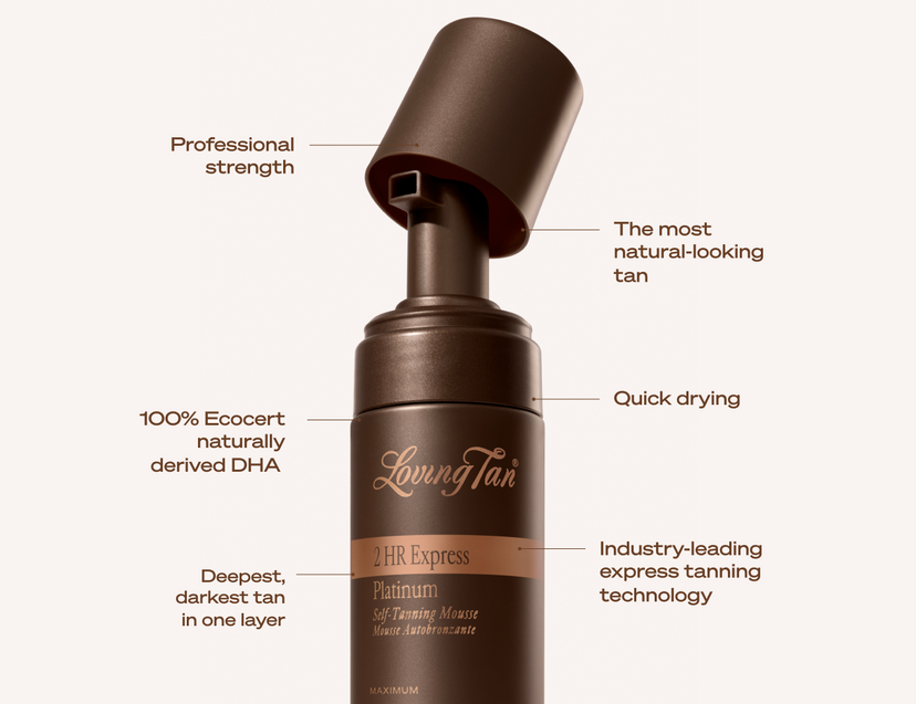 tan express 2 melanotan Amazon.com: Loving Platinum HR Self Tanning Mousse, Darkest Shade Yet Loving Tan Platinum 2HR Express
