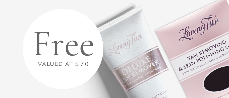 <span>LIMITED TIME ONLY</span><br>Free Tan Removal Duo