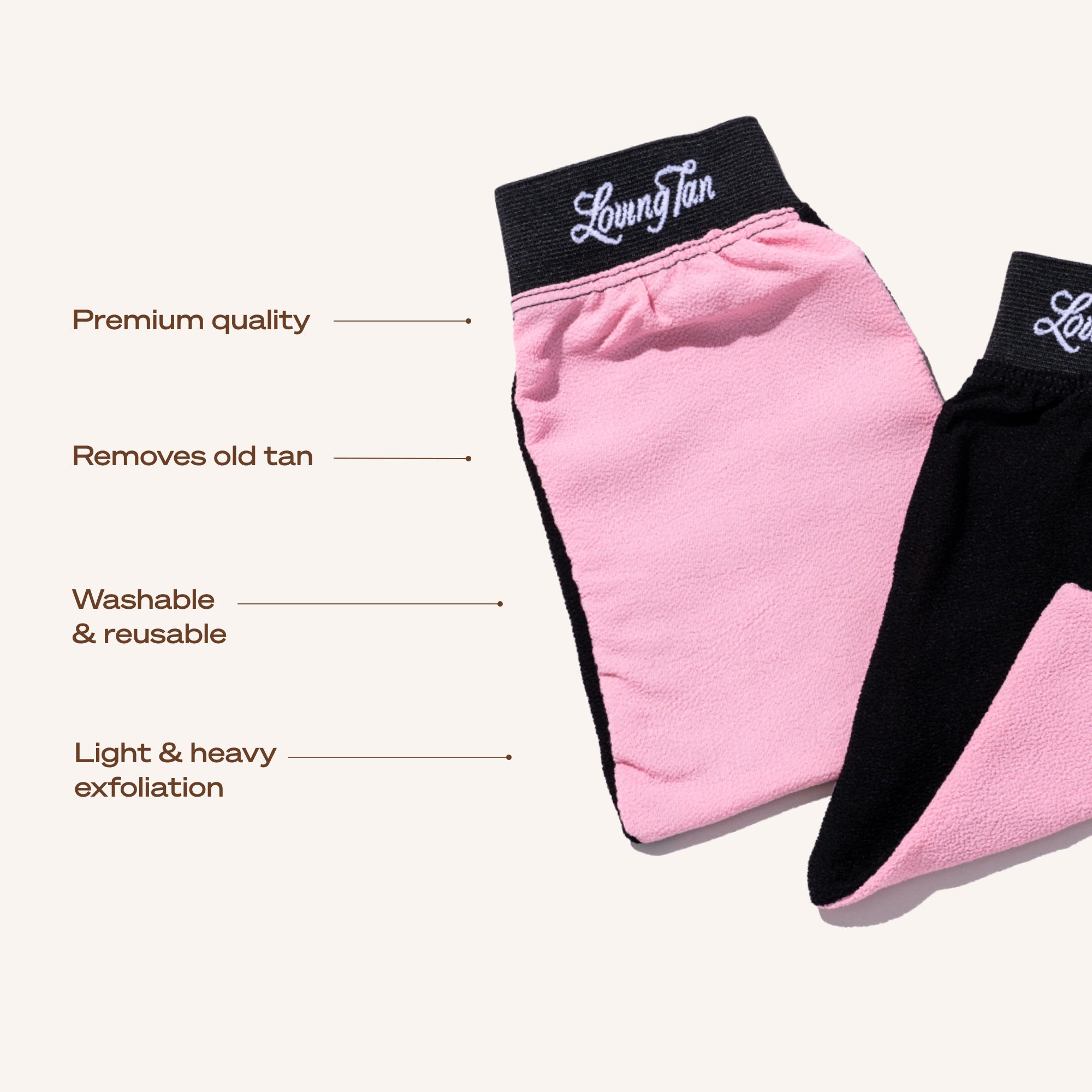 Tan Eraser Fake Tan Remover Exfoliating Mitt | Salon Recommended Exfoliator Glove Easily Removes Any Spray Or Self Tanner (Blue/Black